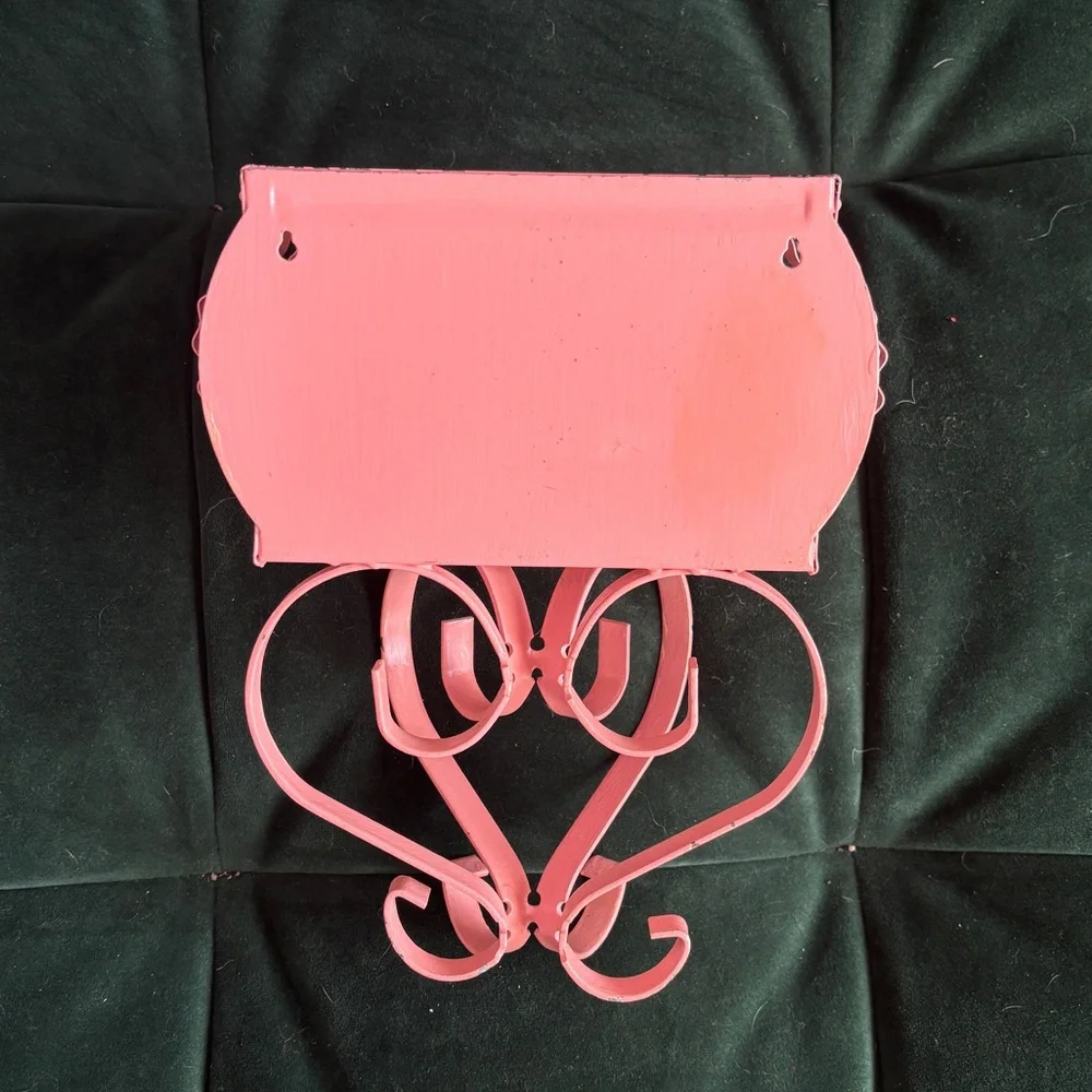 Pink Metal Wall Sconce